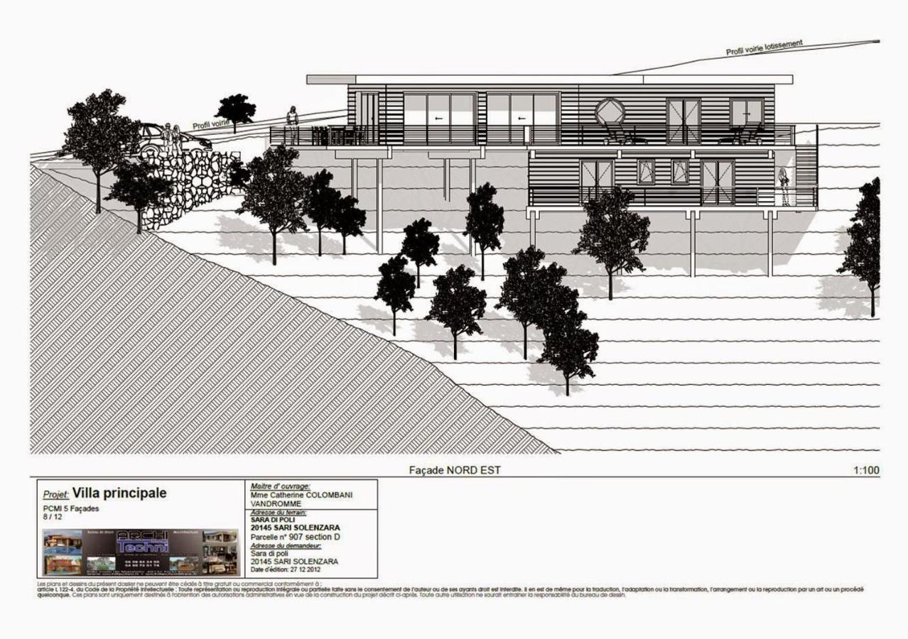 Villa L'Alpana En Bois Vue Mer A 180 Degres 萨利索伦泽哈 外观 照片