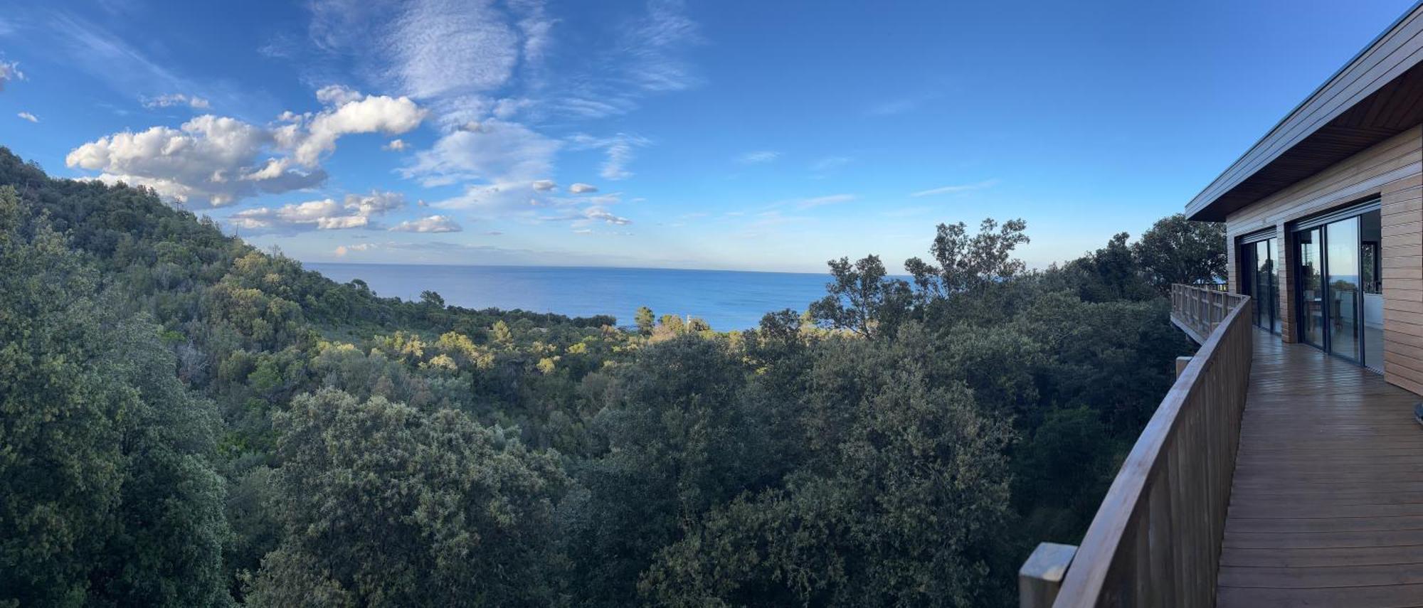 Villa L'Alpana En Bois Vue Mer A 180 Degres 萨利索伦泽哈 外观 照片